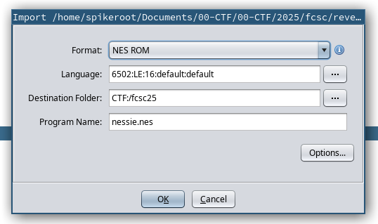 Import in Ghidra